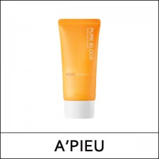 [A'Pieu] APieu ★ Big Sale 30% ★ Pure Block Natural Daily Sun Cream 50ml / Small Size / 7,800 won(16) / 0603