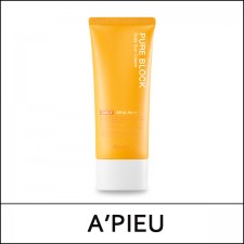 [A'Pieu] APieu ★ Big Sale 25% ★ (db) Pure Block Natural Daily Sun Cream 100ml / Big Size / 초특가 / 11,000 won(11) / 0603