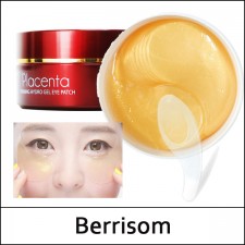 [Berrisom] ★ Sale 76% ★ ⓢ Placenta Firming Hydro Gel Eye Patch 60 sheets(30 Applications) / Box 64 / 0701(9) / 32,000 won(9)