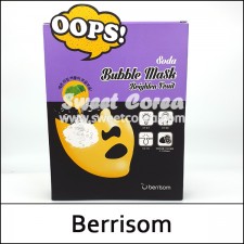 [Berrisom] ★ Sale 60%★ ⓢ Berrisom Soda Oops Bubble Mask Brighten Fruit (18ml*5ea) 1 Pack / Box 40 / 2515(11) / 15,000won(11)