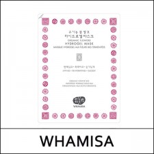 [WHAMISA] ⓘ Organic Flowers Hydrogel Mask 33g / 유기농 꽃 발효 하이드로겔마스크/ 4,000won(51)
