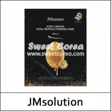 [JMsolution] JM solution ★ Sale 85% ★ ⓙ Honey Luminous Royal Propolis Hydrogel Mask [Black] (30ml*10ea) 1 Pack / 2602(0.8) / 50,000 won(0.8)