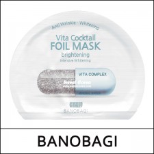 [BANOBAGI] ★ Sale 70% ★ (jh) Vita Cocktail Brightening Foil Mask (30ml*10ea) 1 Pack / Box 30 / ⓙ 68 / (lt) 8950(4) / 35,000 won(4)