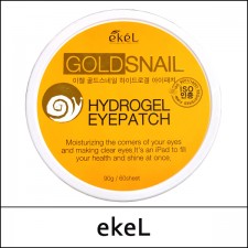 [ekeL] ★ Big Sale ★ ⓐ Gold Snail Hydrogel Eye Patch 90g(60ea) 1 Pack / Box 100 / EXP 2022.08 / 4,500 won(9R) / 재고만