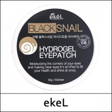 [ekeL] ★ Big Sale ★ ⓐ Black Snail Hydrogel Eye Patch 90g(60ea) / Box 100 / EXP 2022.08 / 4,500 won(9R) / 재고만