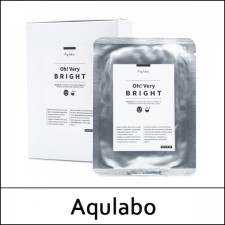 [Aqulabo] ★ Sale 40% ★ Oh! Very Bright Mask Pack (25ml*10ea) 1 Pack / Box 14 / 0759(R) / 6615() / 30,000 won(4R)