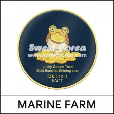 [MARINE FARM] ★ Sale 72% ★ (sg) Luxury Golden Toad Gold Essence Shining Pact [#21 Natural Beige] 15.5g (+Refill 15.5g) / 24K Gold Pact / 2101(8) / 48,000 won(8)