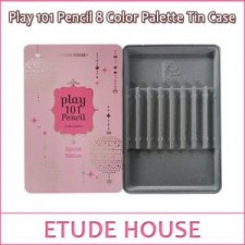 [ETUDE HOUSE] Play 101 Pencil 8 Color Palette Tin Case (Empty Case) 1ea (Random Color) / 1,800 won()