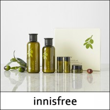 [Innisfree] ★ Sale 41% ★ (bm) Olive Real Skin Care Ex. Set (Skin 200ml+Lotion 160ml+ 3 gifts) / (tt) / 32,000 won(0.8)