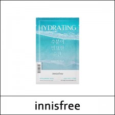 [innisfree] ★ Big Sale 45% ★ (tt) Hydrating Moment for Skin Mask - Hyaluronic Acid 25ml*5ea / 수분이 필요한 순간 / 3,000 won() / 0111-0