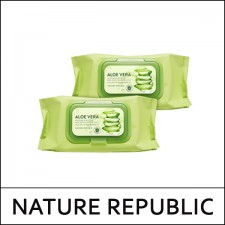 [NATURE REPUBLIC] ★ Sale 40% ★ ⓢ California Aloe Vera Cleansing Tissue (80ea) 1 Pack / 4715(5) / 8,900 won(5)