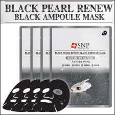 [SNP] ★ Big Sale 80% ★ Black Pearl Renew Black Ampoule Mask (25ml*10ea) 1 Pack / EXP 2022.07 / FLEA / 30,000 won(4)