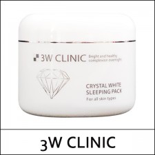 [3W Clinic] 3WClinic ★ Big Sale ★ ⓑ Crystal White Sleeping Pack 100ml / EXP 2022.03 / FLEA / 8202(10)
