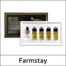 [Farmstay] Farm Stay ⓢ Special 4 Week Perfect 24K Gold Ampoule (10ml*4ea) 1 Pack [검정] / 3701(9) / Sold Out