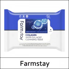 [Farmstay] Farm Stay ⓢ Collagen Water Full Moist Cleansing Tissue (30ea)120ml / 0965(9)