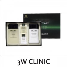 [3W Clinic] 3WClinic ★ Big Sale ★ ⓑ Homme Classic Moisturizing Essential Skin Care Set (Skin 150ml+Lotion 150ml) / EXP 2022.11 / FLEA / 3525(1.2) / 판매저조