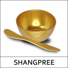 [SHANGPREE] ⓘ Premium Modeling Mask Gold Bowl & Spatula Set 1ea / 5415(10)
