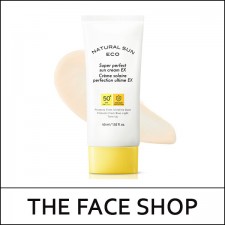[THE FACE SHOP] ★ Big Sale 45% ★ Natural Sun Eco Super Perfect Sun Cream EX 45ml / 15,000 won(26)