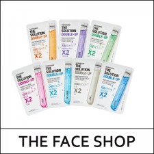 [THE FACE SHOP] ★ Sale 40% ★ The Solution Double-Up Mask (20ml~22ml*5ea) 1 Pack / 10,000 won(9)