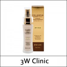 [3W Clinic] 3WClinic ⓑ Collagen & Luxury Gold Intensive Serum Foundation 40g / Box 20/80 / 4401(10) / 4,850 won(R)