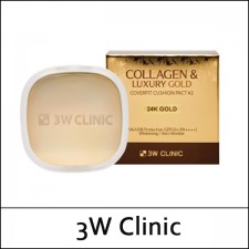 [3W Clinic] (b) Collagen & Luxury Gold Coverfit Cushion Pact 10g / #2 / 0615(14) / 6,900 won(R)