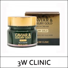 [3W Clinic] (b) Caviar & Luxury Gold Rich Cream 100g / 0601(6) / 6,600 won(R)