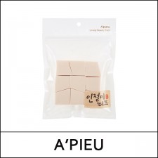 [A'Pieu] APieu ★ Big Sale 50% ★ Lovely Beauty Tool INJEOLMI Puff (9ea) 1 Pack / 인절미 / 2,500 won(50) / 단종