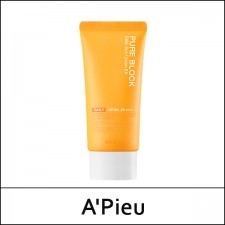 [A'Pieu] APieu ★ Sale 40% ★ (hp) Pure Block Natural Daily Sun Cream EX 50ml / Small Size / Box 8 / (db48) / 11,000 won(18)