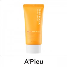 [A'Pieu] APieu ★ Sale 40% ★ (hp) Pure Block Natural Daily Sun Cream EX 100ml / Big Size / Box 6 / 17,800 won(12)
