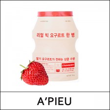 [A'Pieu] APieu ★ Big Sale 60% ★ Real Big Yogurt One-Bottle [Strawberry] 21g / EXP 2023.01 / FLEA / 1,200 won(35)