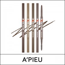 [A'Pieu] APieu ★ Big Sale 80% ★ Born To Be Mad Proof Skinny Brow Pencil 0.08g / #02.Light Brown / EXP 2023.07 / FLEA / 10,000won(50)