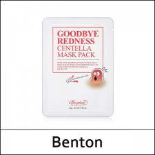 [BENTON] ★ Big Sale 65% ★ (sc) Goodbye Redness Centella Mask Pack (23g * 10ea) 1 Pack / EXP 2024.07 / 811/31199(5) / 25,000 won(5)
