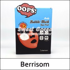 [Berrisom] ★ Big Sale 75%★ ⓘ  Berrisom Soda Oops Bubble Mask Aqua Fruit (18ml*5ea) 1 Pack / EXP 2024.03 / FLEA / 30,000 won()