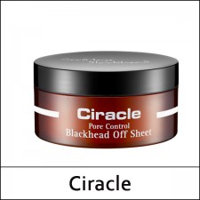[Ciracle] ★ Sale 55% ★ Pore Control Blackhead Off Sheet (40ea) 1 Pack / Box 80 / 77/66(10)445 / 17,000 won(10) / 재고