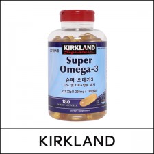 [KIRKLAND] (hp) Super Omega 3 with EPA + DHA 180 Softgels / 0250(0.55) / 20,500 won(R)