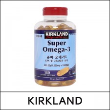 [KIRKLAND] (hp) Super Omega 3 with EPA + DHA 180 Softgels / 81(41)99(0.55) / 18,500 won(R)