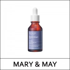 [MARY & MAY] ★ Big Sale 70% ★ (gd) Marine Collagen Serum 30ml / Exp 2024.06 / Box 48 / (bo) 57 / 87(14R)36 30 / 22,500 won(14)