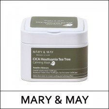 [MARY & MAY] ★ Sale 61% ★ (gd) Cica Houttuynia Tea Tree Calming Mask (30ea) 400g / Box 15 / 3801() / 22,900 won()