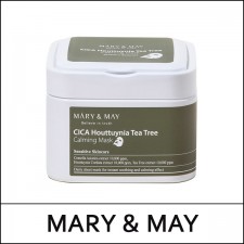[MARY & MAY] ★ Sale 58% ★ (bo) Cica Houttuynia Tea Tree Calming Mask (30ea)400g / Box 15 / Box 15 / (sc40) / 301(3R)415 / 25,900 won()