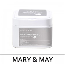 [MARY & MAY] ★ Sale 59% ★ (gd) Niacinamide Vitamin C Brightening Mask (30ea) 400g / Box 15 / Box 15 / (sc40) / (bo) 501 / 59(3R)405 / 25,900 won()