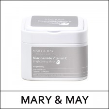 [MARY & MAY] ★ Sale 60% ★ (gd) Niacinamide Vitamin C Brightening Mask (30ea) 400g / Box 15 / Box 15 / (sc40) / (bo) 89 / 59(3R)40 / 25,900 won()