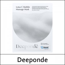 [Deeponde] ★ Sale 71% ★ (sg) Lotus C Bubble Massage Mask (20g5ea) 1 Pack / 7601(9) / 25,000 won(9)
