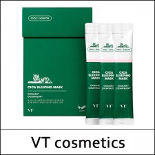 [VT Cosmetics] ★ Sale 64% ★ (bp) Cica Sleeping Mask (4ml*20ea) 1 Pack / ⓙ 38(57) / 18(10R)355 / 25,000 won(10) / 부피무게