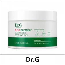 [Dr.G] ★ Sale 53% ★ (bo) R.E.D Blemish Clear Quick Soothing Pads (70ea) 130ml / Box 24 / (ho) / 72150(4) / 28,000 won()