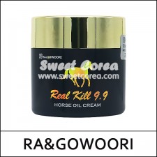 [RA&GOWOORI] ⓑ Real Kill 9.9 Horse Oil Cream 50g / Exp 2024.02 / / Box / 0599(8) / 1,400 won(R)