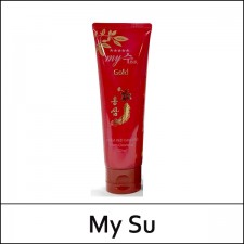 [My Su] (jj) My Su S2R Gold Korea Red ginseng Foam Cleansing 130ml / 마이수 에스투알 홍삼 폼 클렌징 / 72(42)15(9) / 3,000 won(R)