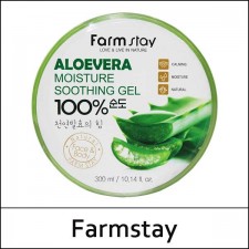 [Farmstay] (a) Aloe Vera Moisture Soothing Gel 300ml / Aloe Vera 100% / 91/0202(4) / 2,400 won(R)
