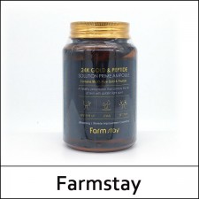 [Farmstay] Farm Stay (a) 24K Gold & Peptide Solution Prime Ampoule 250ml / 6550(4) / 6,100 won(R)