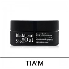 [TIA'M] TIAM ★ Sale 20% ★ (pw) Blackhead Out Sheet 55ml(35sheets) / Box 60 / 46(10R)44 / 16,000 won(10R)