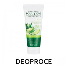 [DEOPROCE] ★ Sale 73% ★ (ov) Natural Perfect Solution Cleansing Foam Aloe [Green Edition] 170g / 2201(7) / 8,900 won(7)